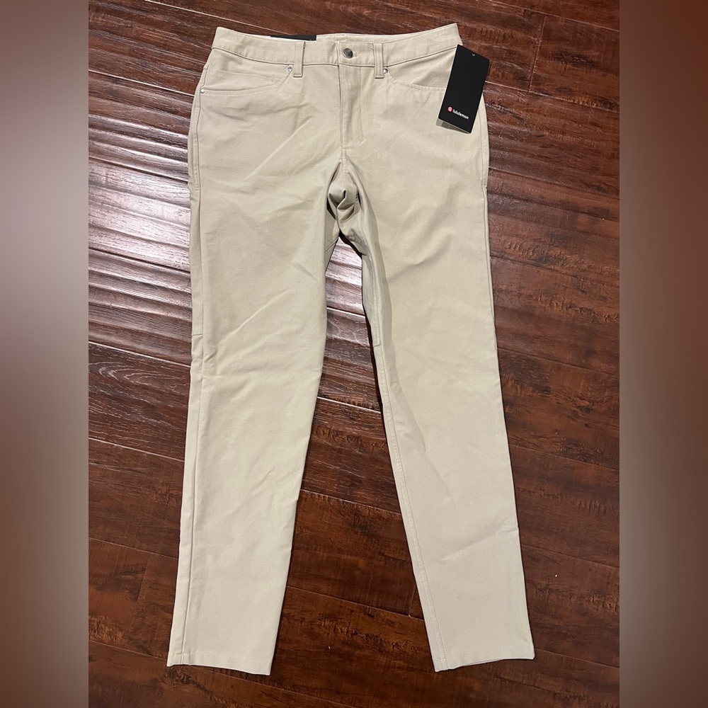 NWT Lululemon Men’s ABC Pants Beige Khaki 30 x 32in